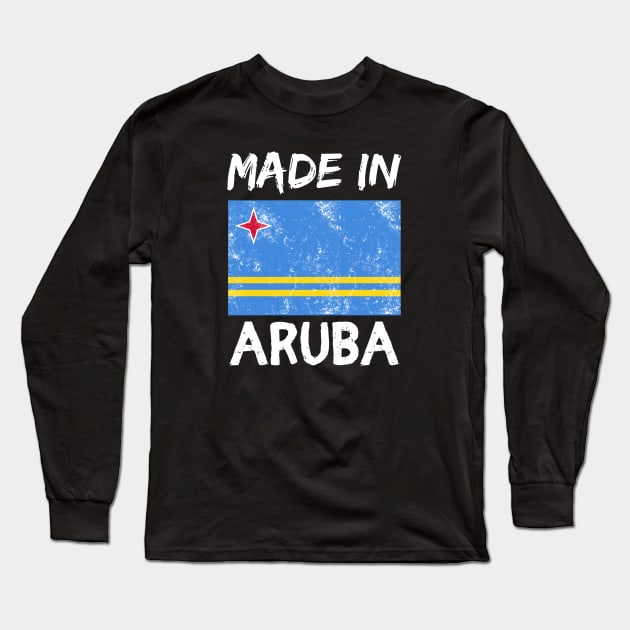 Made In Aruba Long Sleeve T-Shirt by footballomatic